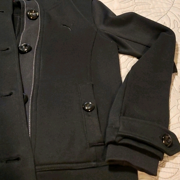 PUMA 90's Black button up Jacket - Picture 6 of 6